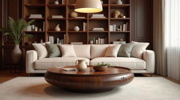Les meilleures tables basses rondes pour стиль et fonction