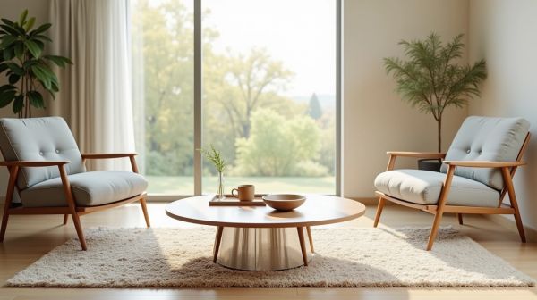 Tables basses rondes : élégance et praticité à votre portée