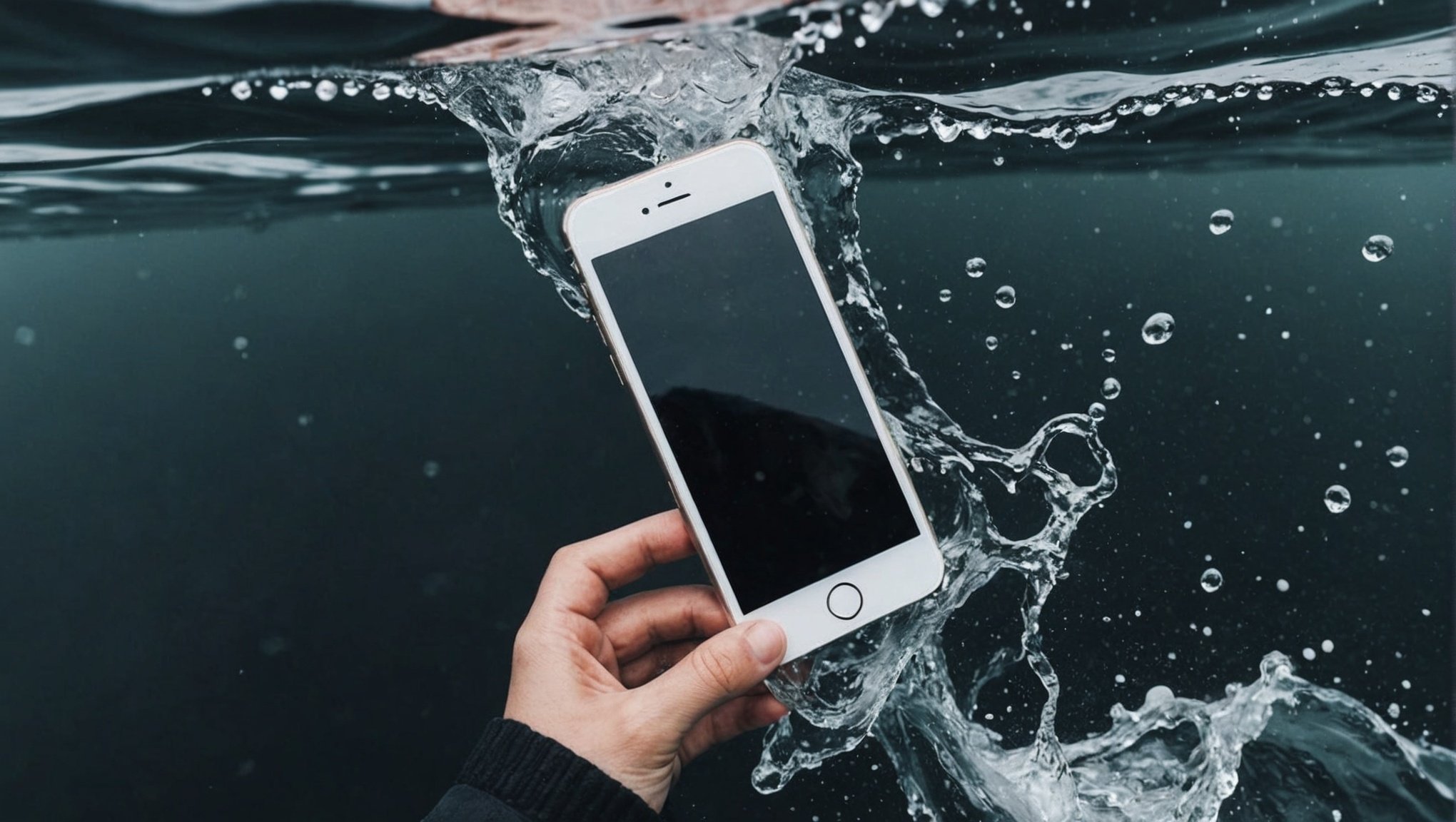 iPhone tombé dans l